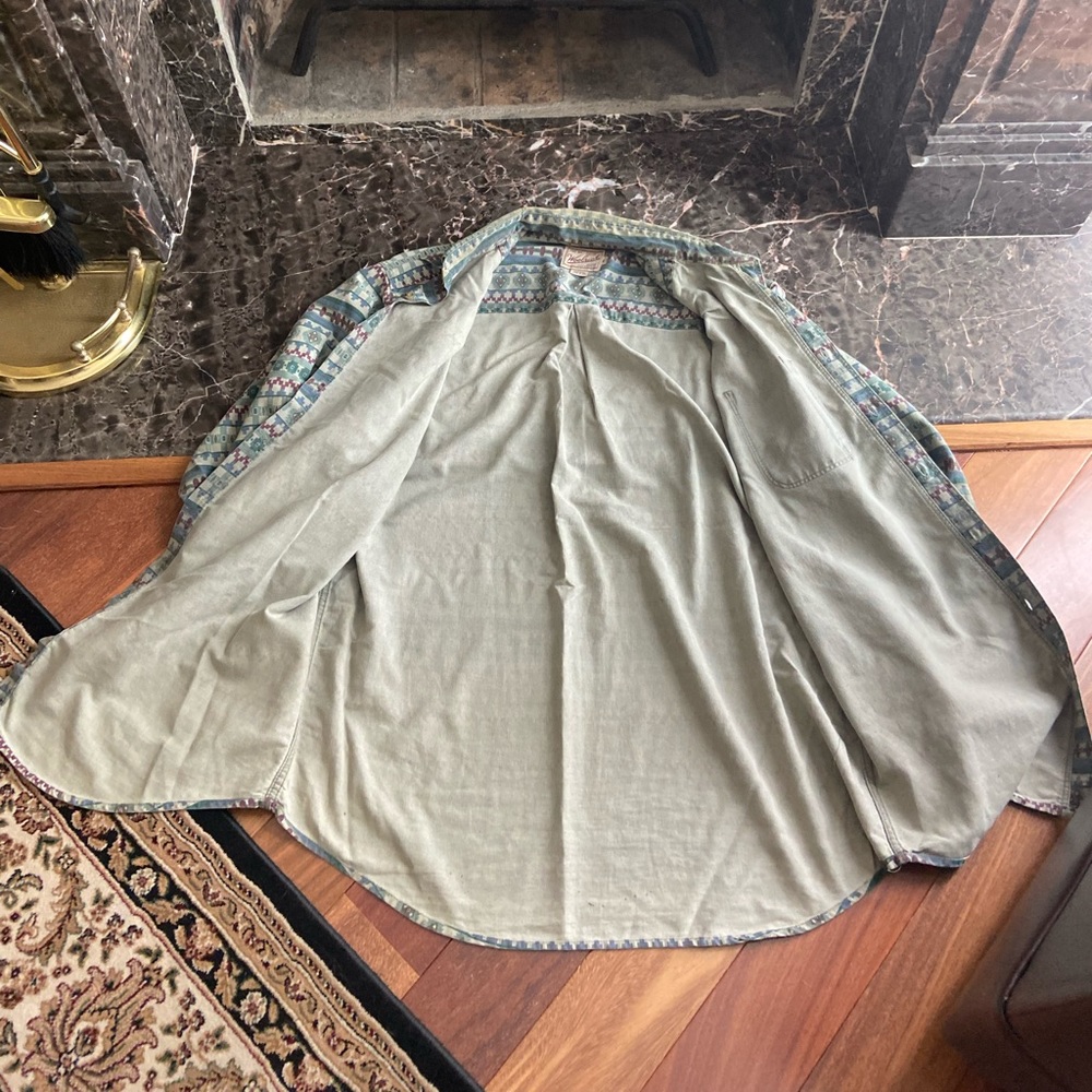 Vintage Woolrich Button Down Xl - image 5